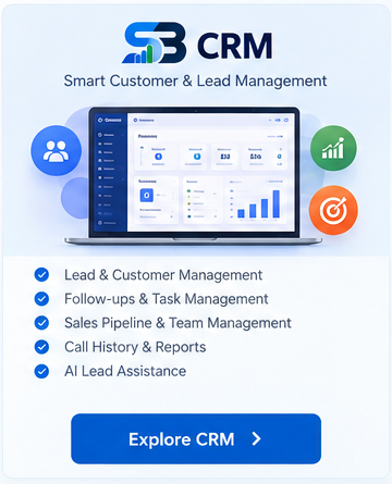 SB CRM - Customer and Lead Management Software