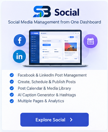 SB Social - Facebook and LinkedIn Management Software